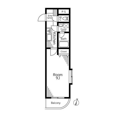サザンストリームの物件間取画像